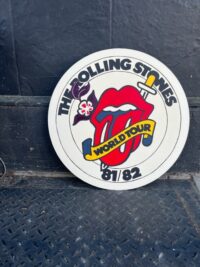 “Rolling Stones Tour 81’/82″ | Circular 16” Painting