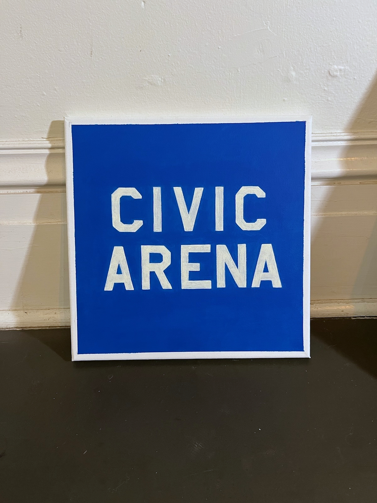“Civic Arena” Editioned 10″ Painting
