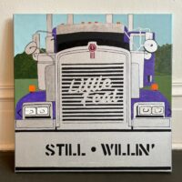 Little Feat “Willin” RARE Single Edition 20″ Painting